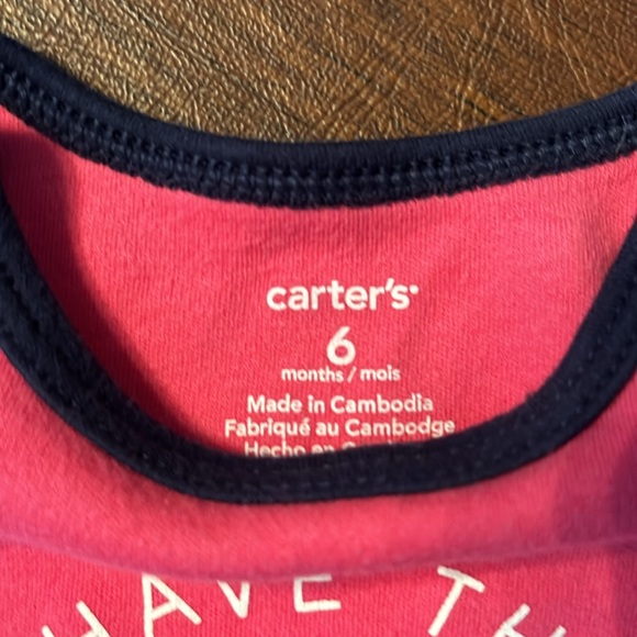 Set of 2 long sleeve bodysuits and 1 pair of Navy ruffle butt pants. - Picture 8 of 13